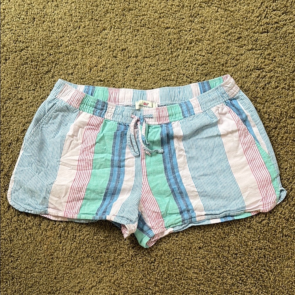 Vineyard Vines Blue and Pink Shorts Lightweight Preppy Design